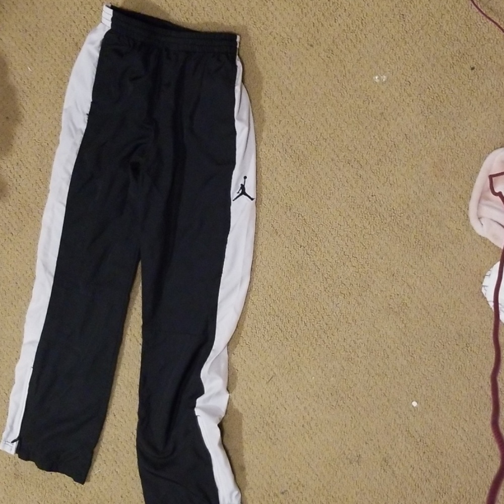 Jordan Black- And  White track pants